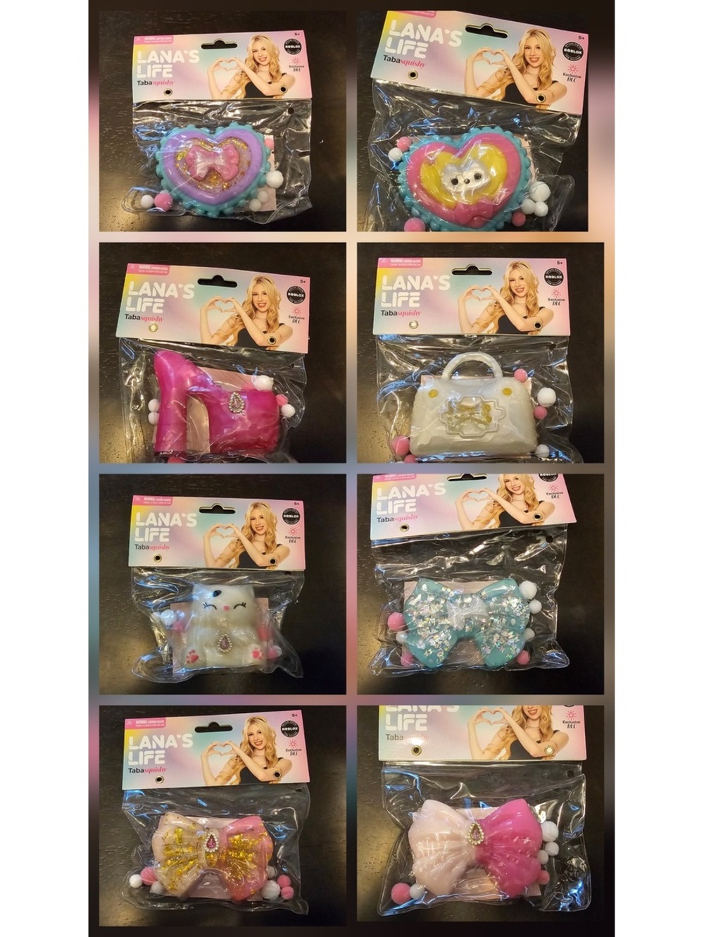 Squishies! Lanas life roblox taba squishies new all 8! Rare HTF